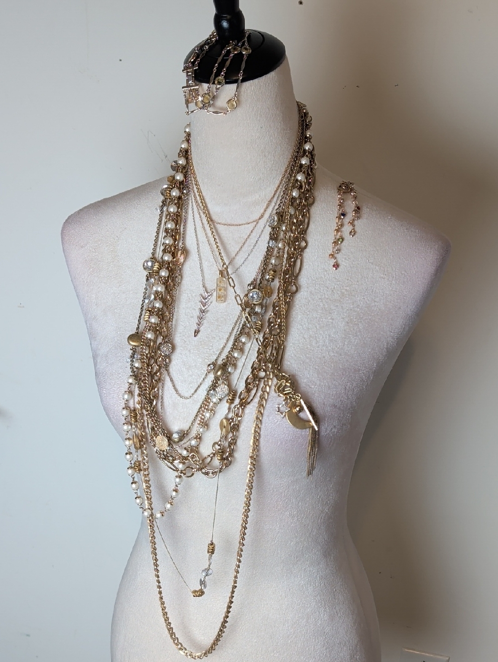 Celestial Boho Layered Necklace Collection – 11 Piece Curated Jewelry Set - Picture 13 of 16
